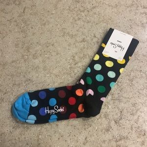 NWT HAPPY SOCKS Big Dot Socks